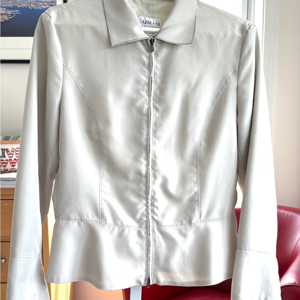 Armani Collezioni Women's Cream Jacket